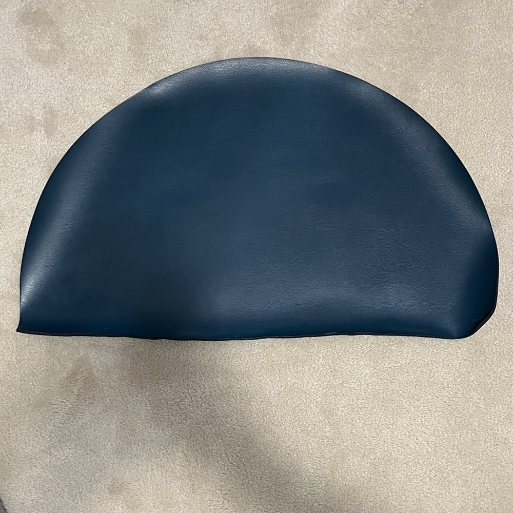 Desk Mat Home Office Accessory Dark Blue Half Moon Furniture Protector